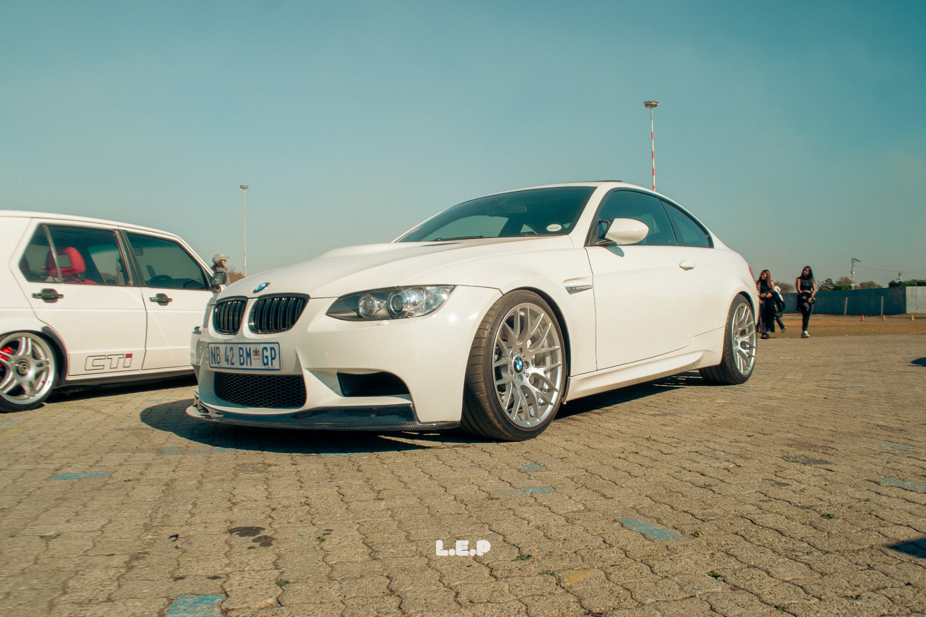 BMW E92 M3 three-quarter with GTI